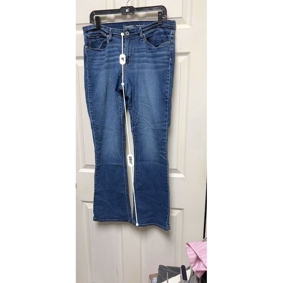 Signature Levi Strauss Levis Jeans Women's Size 16 Blue Mid Rise Bootcut DAS-C - Picture 3 of 9